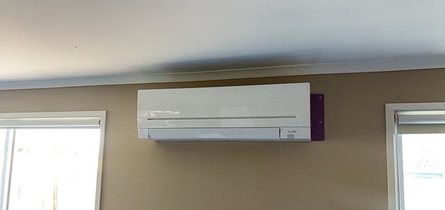 Mitsubishi Electric split system in a living room